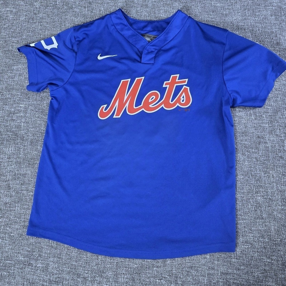 Nike Kids New York Mets Robinson Cano 24 Jersey Blue NY83-4EW Size L